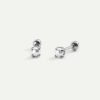 Hot Pendientes Pearl Mini Silver