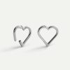 Best Piercing Loop Heart Silver