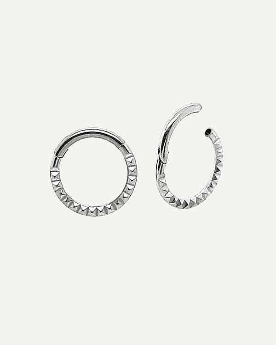 Clearance Piercing Levi Silver