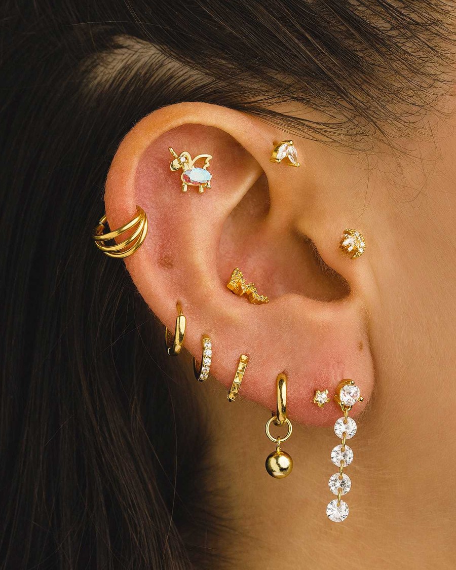 Wholesale Piercing Loop Triple Gold