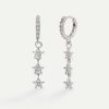 New Pendientes Fiona Silver