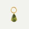 Hot Charm Drops Green Gold