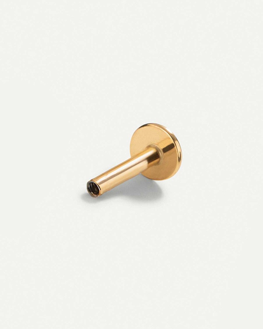 New Barra Piercing Rosa Interna Gold