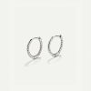 New Pendientes Hoops Mini Twist Silver